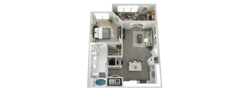 a floor plan image of the westchester apartments in houston, tx