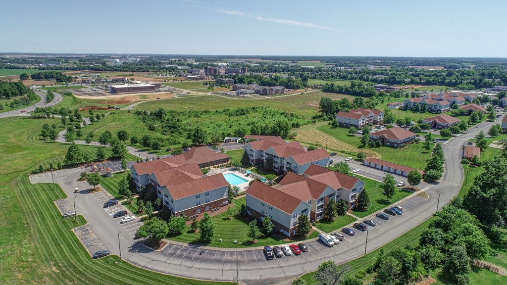 Aerial View of Autumn Winds in Clarksville, TN