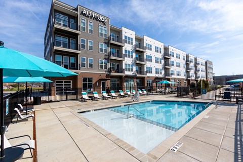 Altitude Raleigh swimming pool