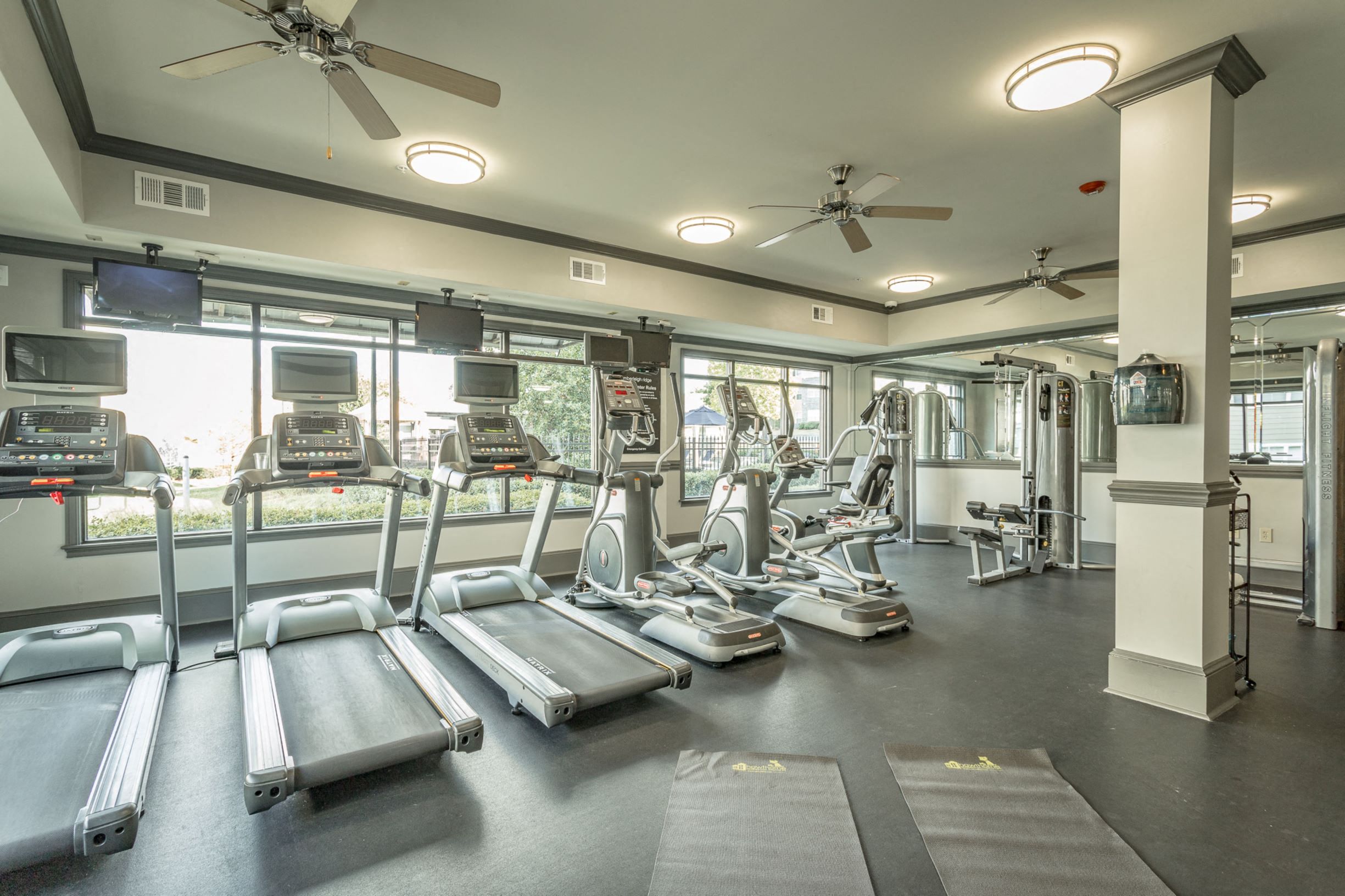 Fitness center at Amberleigh Ridge