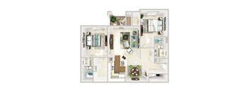 a floor plan of a house with a bathroom and a bedroom