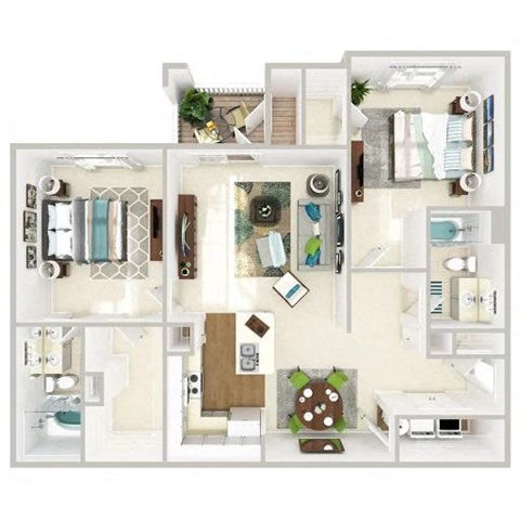a floor plan of a house with a bathroom and a bedroom