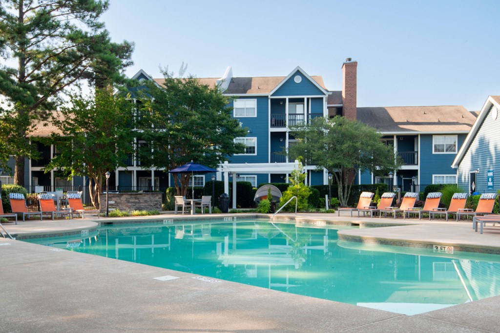 our apartments showcase an unique swimming pool
