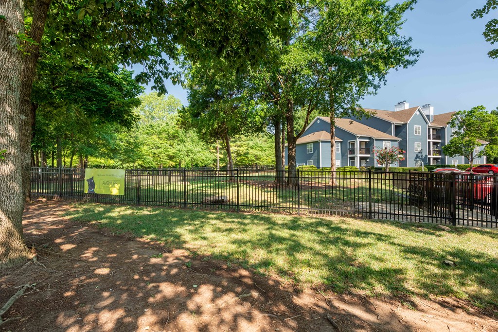 our apartments have a dog park with plenty of room to run and play
