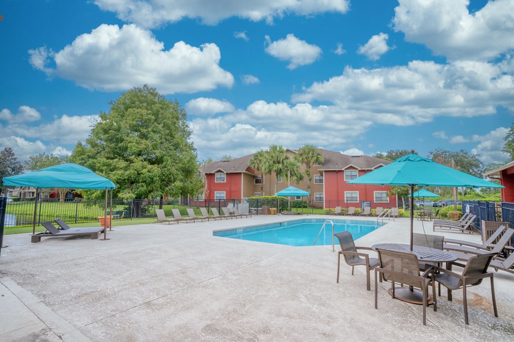 Sparkling Swimming Pool at The Avenues of Baldwin Park in Orlando, FL