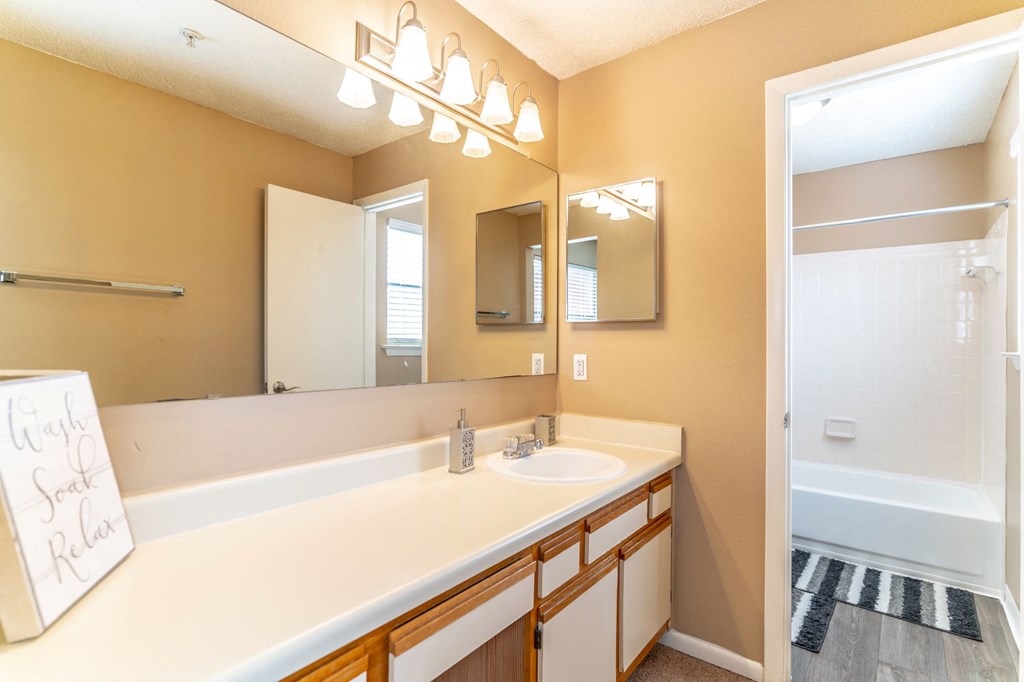 Bathroom at The Avenues of Baldwin Park in Orlando, FL