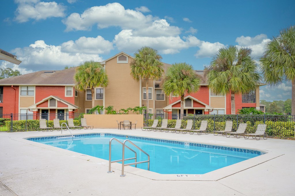 Sparkling Swimming Pool at The Avenues of Baldwin Park in Orlando, FL
