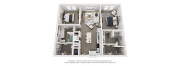a 1 bedroom floor plan  woodland  2100 sq ft