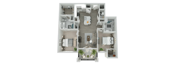 bedroom floor plan an open concept layout with a large bedroom