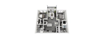 a floor plan is shown of a 1 bedroom apartment
