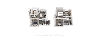 2 bedroom floor plan  the residences at