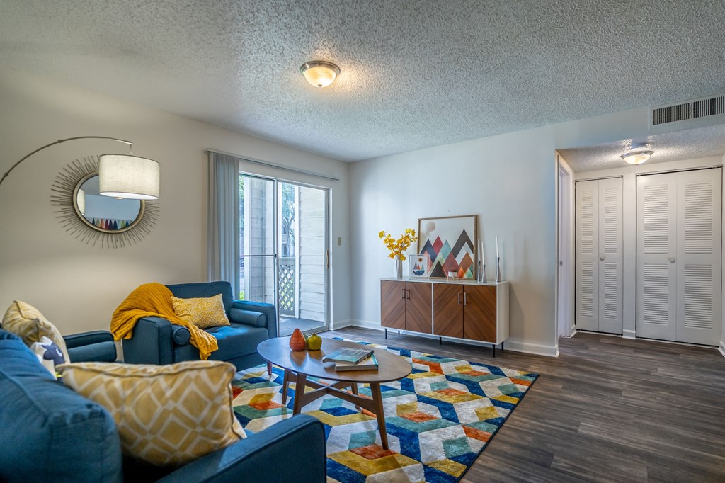 Spacious Living Room at Barber Park Apartments in Orlando FL