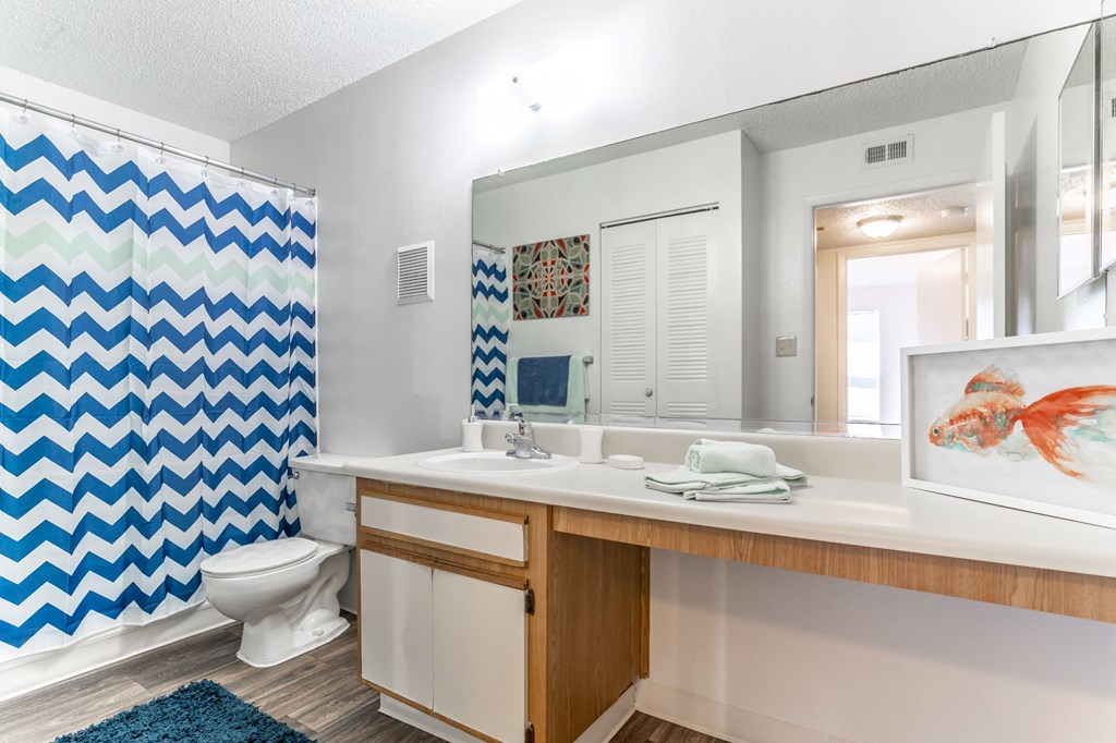 Bathroom at Barber Park Apartments in Orlando FL