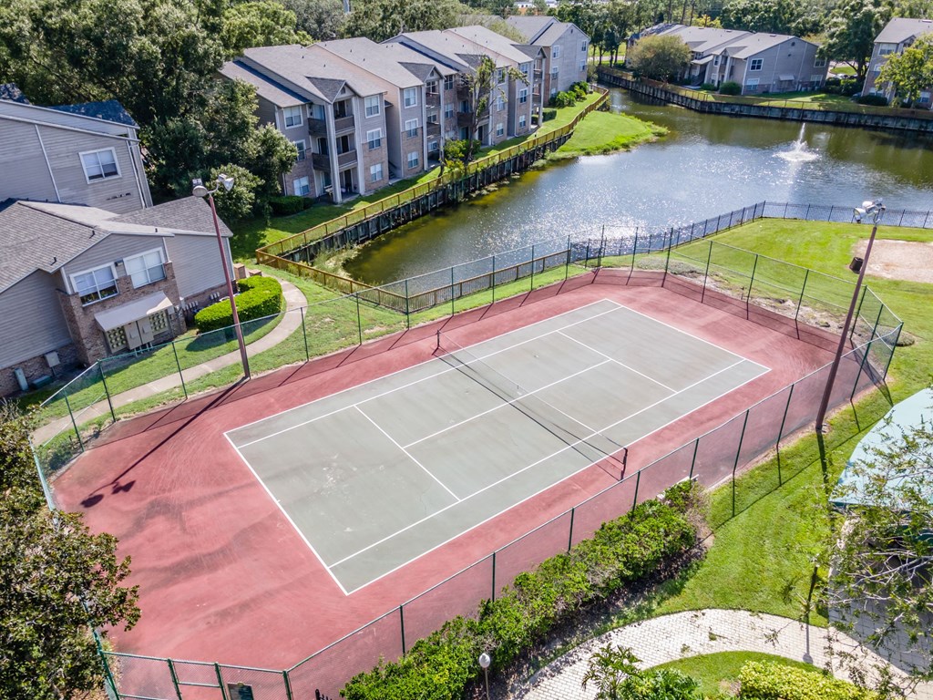 Tennis Court at Barber Park Apartments in Orlando, FL