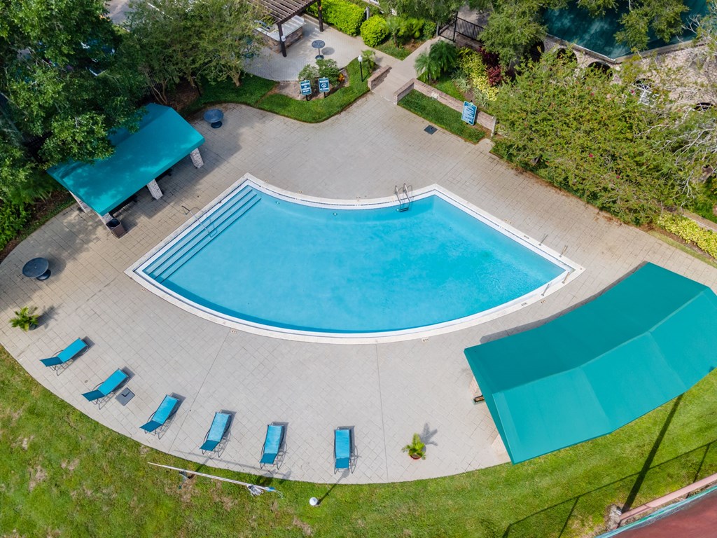 Sparkling Swimming Pool at Barber Park Apartments in Orlando, FL