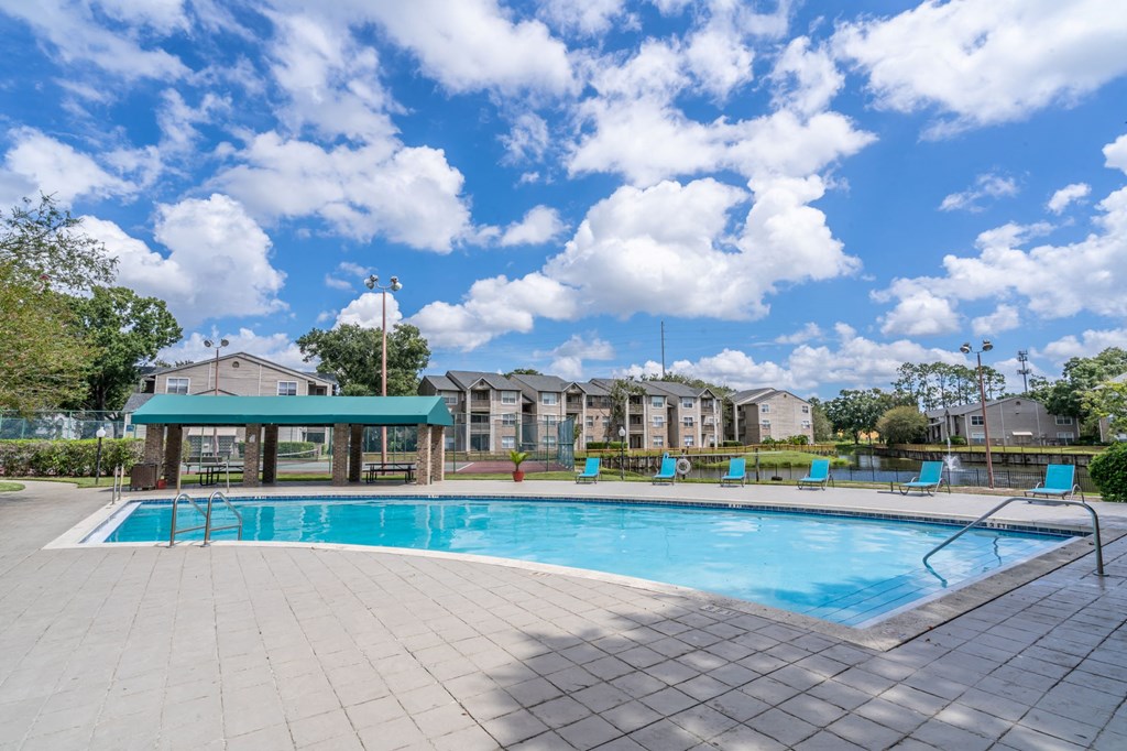 Sparkling Swimming Pool at Barber Park Apartments in Orlando, FL