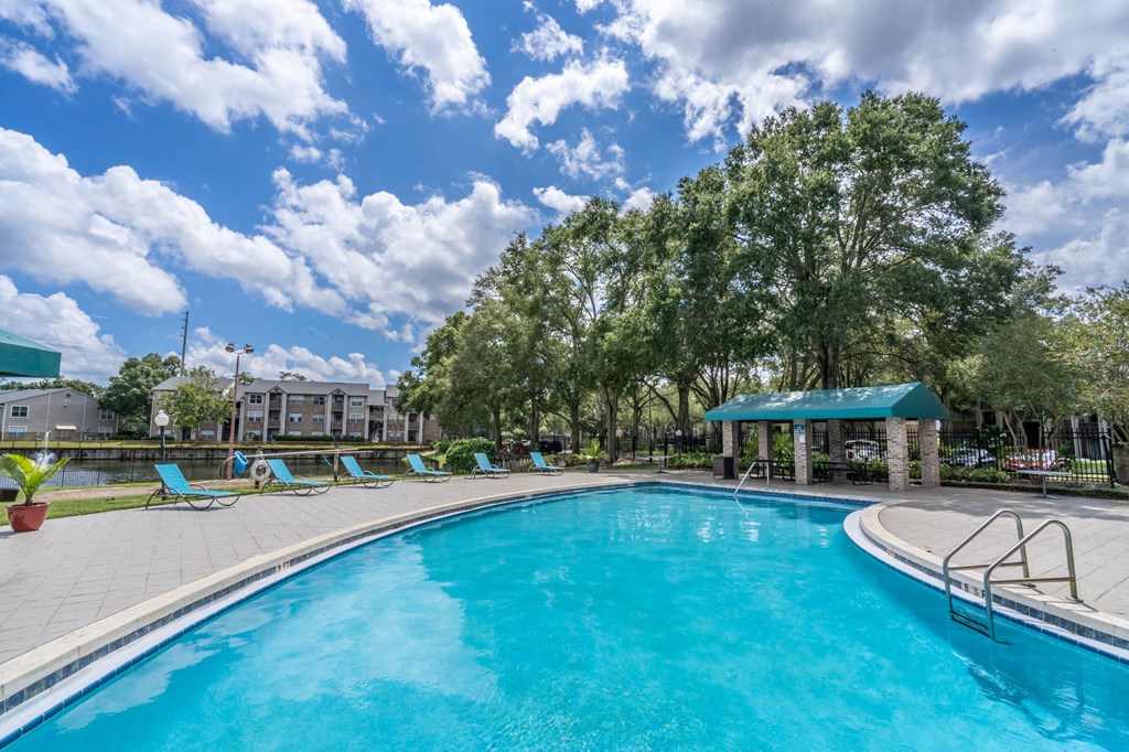 Sparkling Swimming Pool at Barber Park Apartments in Orlando, FL