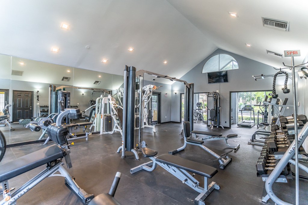 Fitness Center at Barber Park Apartments in Orlando, FL