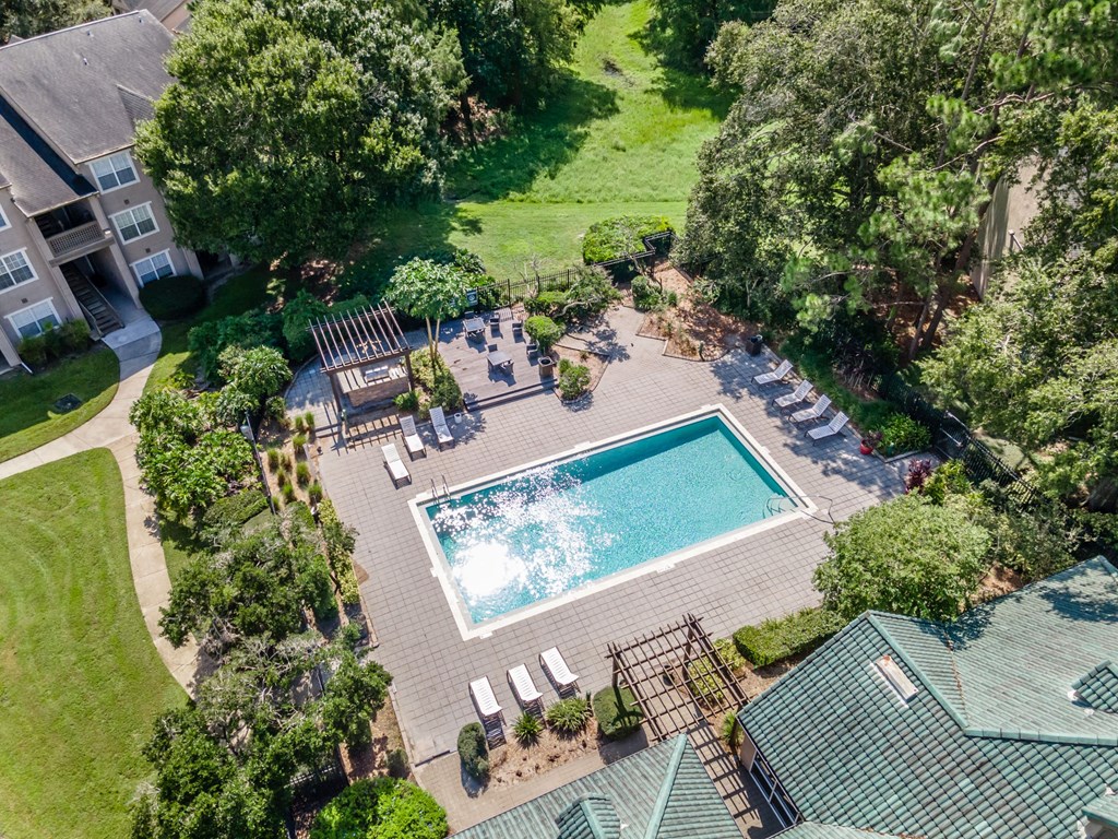 Sparkling Swimming Pool at Barber Park Apartments in Orlando, FL