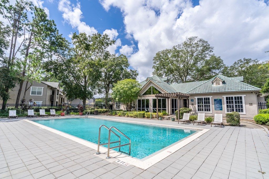 Sparkling Swimming Pool at Barber Park Apartments in Orlando, FL