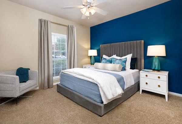 The Belmonts bedroom with dual master suite option