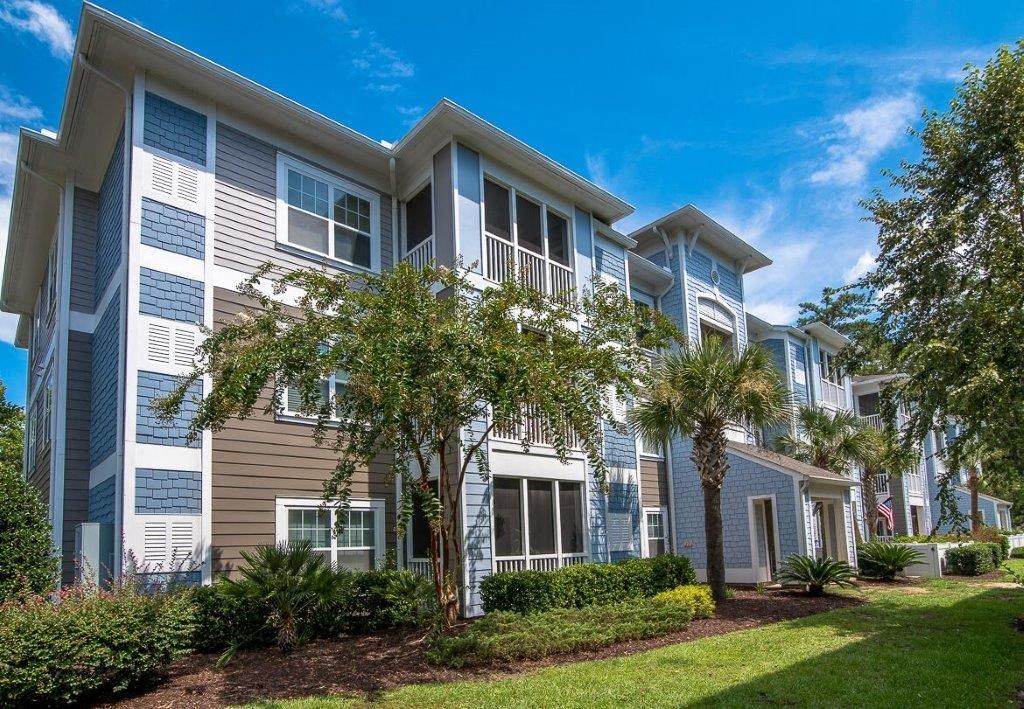 Exterior views of Latitude at the Commons in Myrtle Beach,  SC
