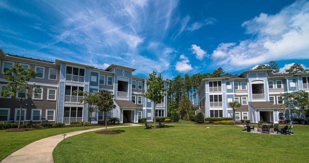 Exterior views of Latitude at the Commons in Myrtle Beach,  SC