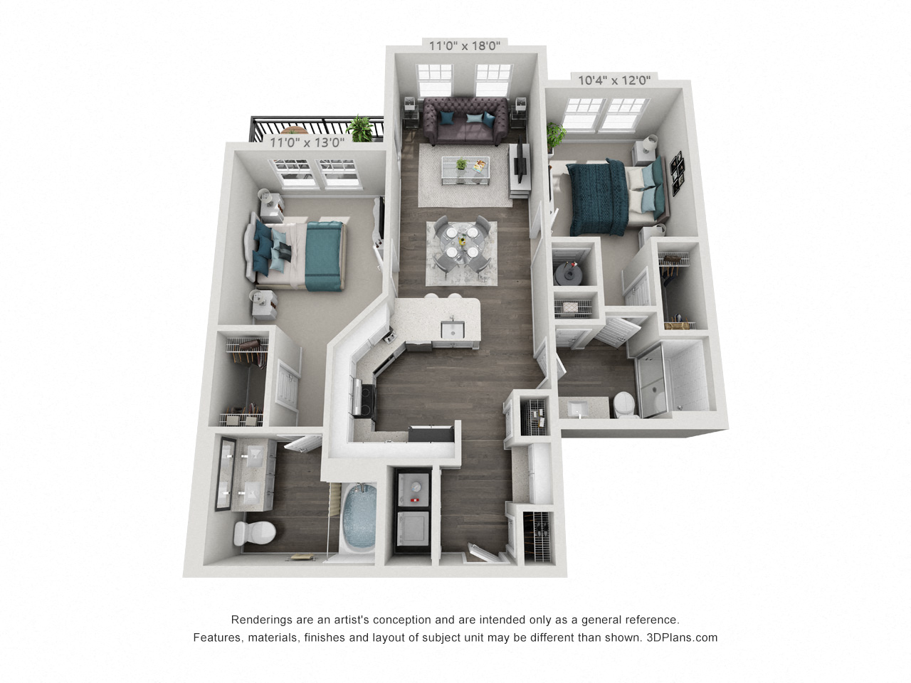 2 bedroom apartment floor plan hawthorne at parkside