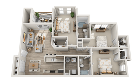 2501 Hammock St. 1-3 Beds Apartment for Rent - Photo Gallery 27