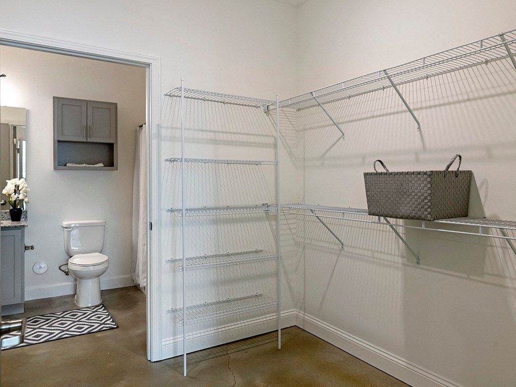 a bathroom with a shower and a toilet in it