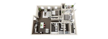 a 1 bedroom192 sqft floor plan  the crossings