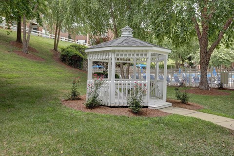 Picnic Pavilion at at Amelia Village apartments in Clayton, NC.