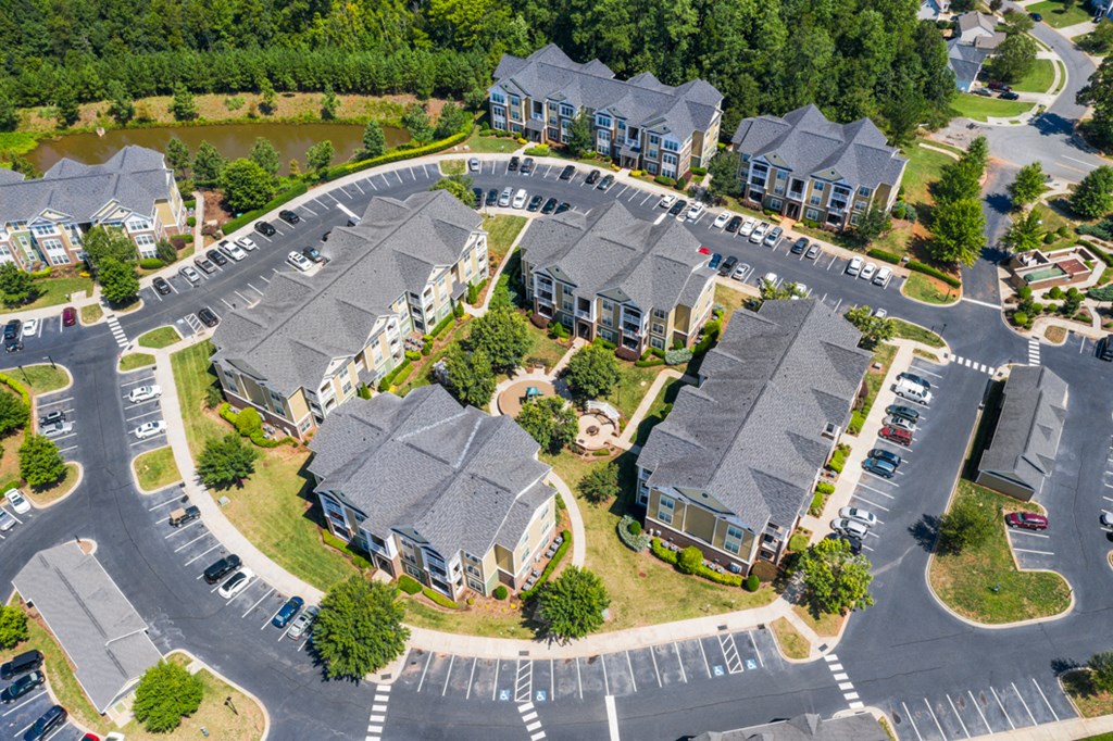 The community surrounding Hawthorne at the Greene in Charlotte, NC