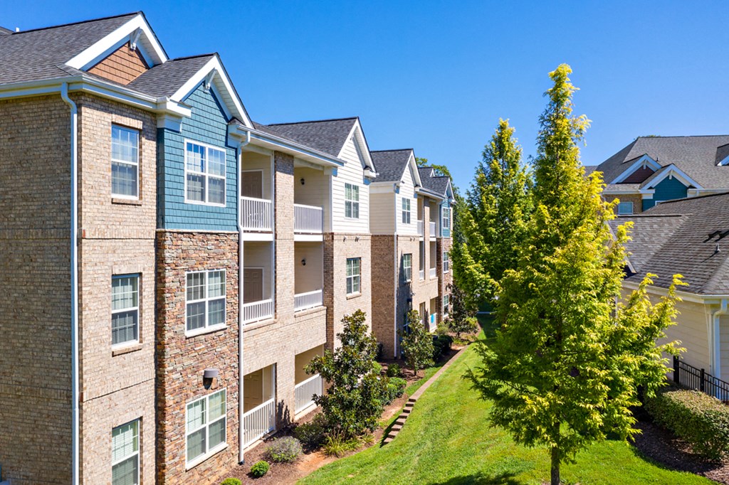 Exterior views of Hawthorne at Horse Pen Creek