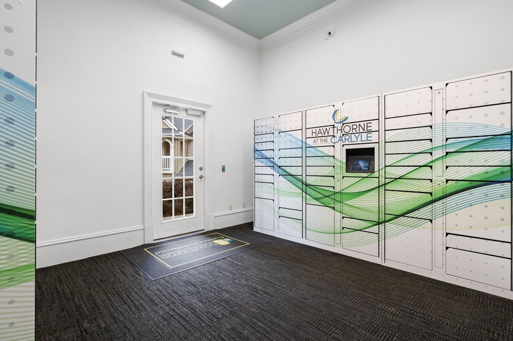 Secure Package Receiving at Hawthorne at the Carlyle in Greenville, SC