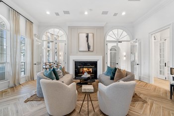Luxurious Resident Lounge at Hawthorne at the Carlyle in Greenville, SC Luxurious Resident Lounge at Hawthorne at the Carlyle in Greenville, SC - Photo Gallery 4