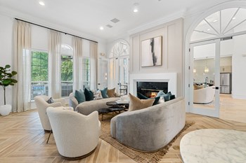 Luxurious Resident Lounge at Hawthorne at the Carlyle in Greenville, SC Luxurious Resident Lounge at Hawthorne at the Carlyle in Greenville, SC - Photo Gallery 5