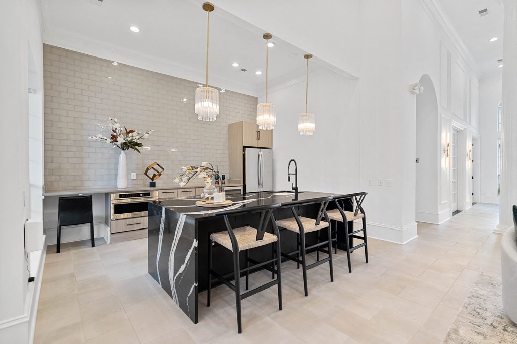 Clubhouse Kitchen at Hawthorne at the Carlyle in Greenville, SC
