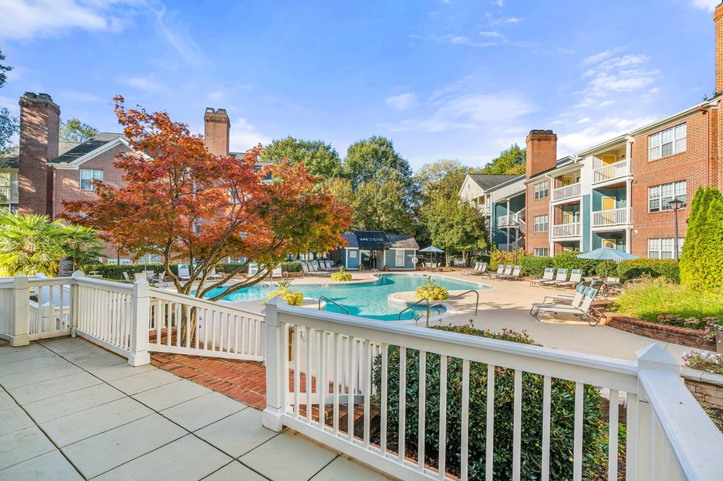 the preserve at ballantyne commons condominiums with a swimming pool