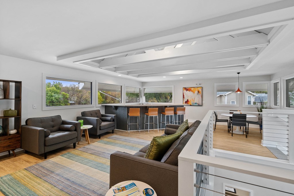 Resident Lounge at Hawthorne at Oak Ridge in Greensboro, NC