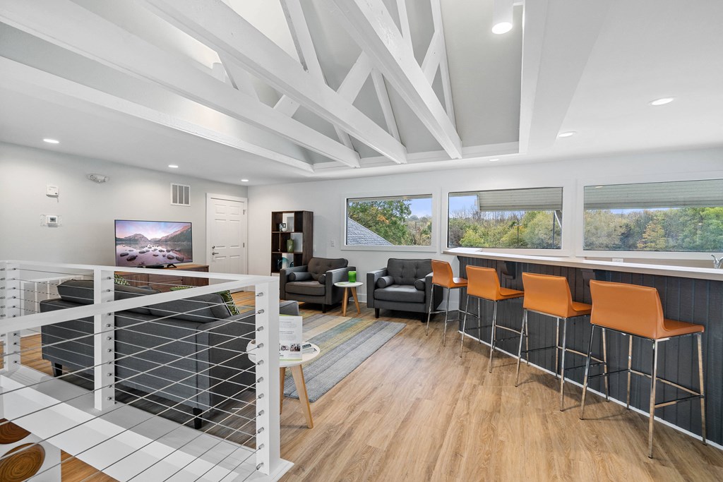 Resident Lounge at Hawthorne at Oak Ridge in Greensboro, NC