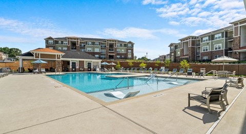 Resort-Style Saltwater Swimming Pool