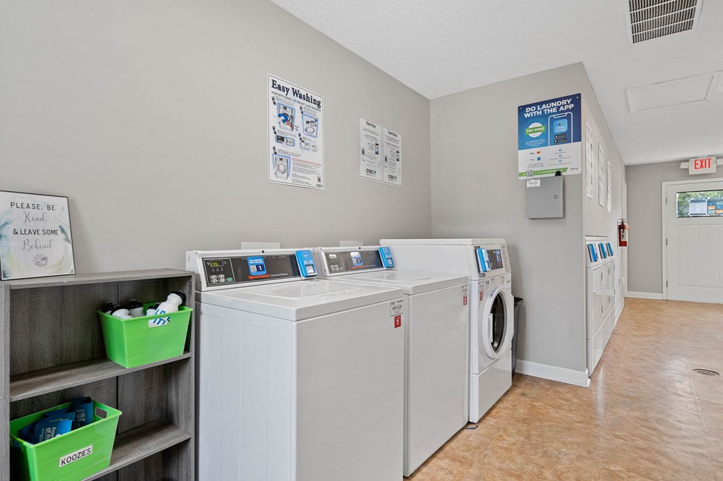 Clothes Care Center at Hawthorne at the Hall in Rural Hall, NC