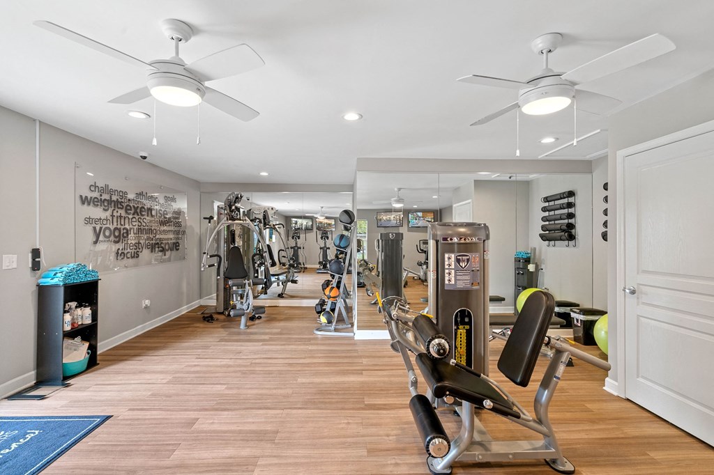 Fitness Center at Hawthorne at the Hall in Rural Hall, NC