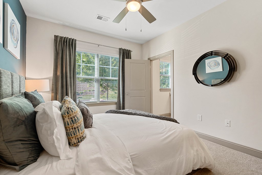 Home Interior modern stylish spacious bedroom