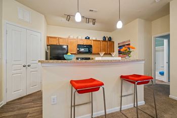 Modern kitchen at Hawthorne at the Greene