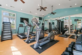 Fitness center at Hawthorne at the Greene