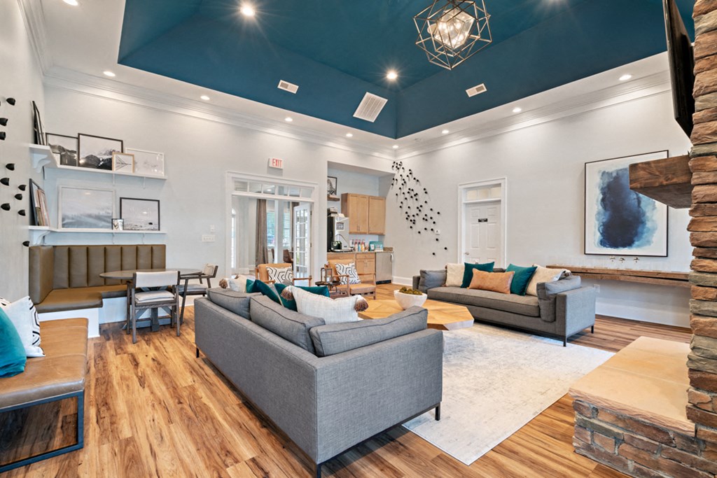 Enjoy the beautiful clubhouse at Hawthorne at Horse Pen Creek