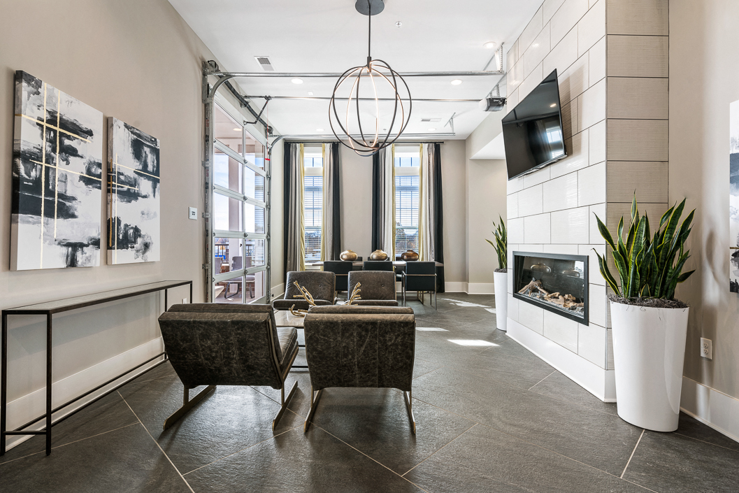 Sky Lounge with Views of Downtown Greensboro