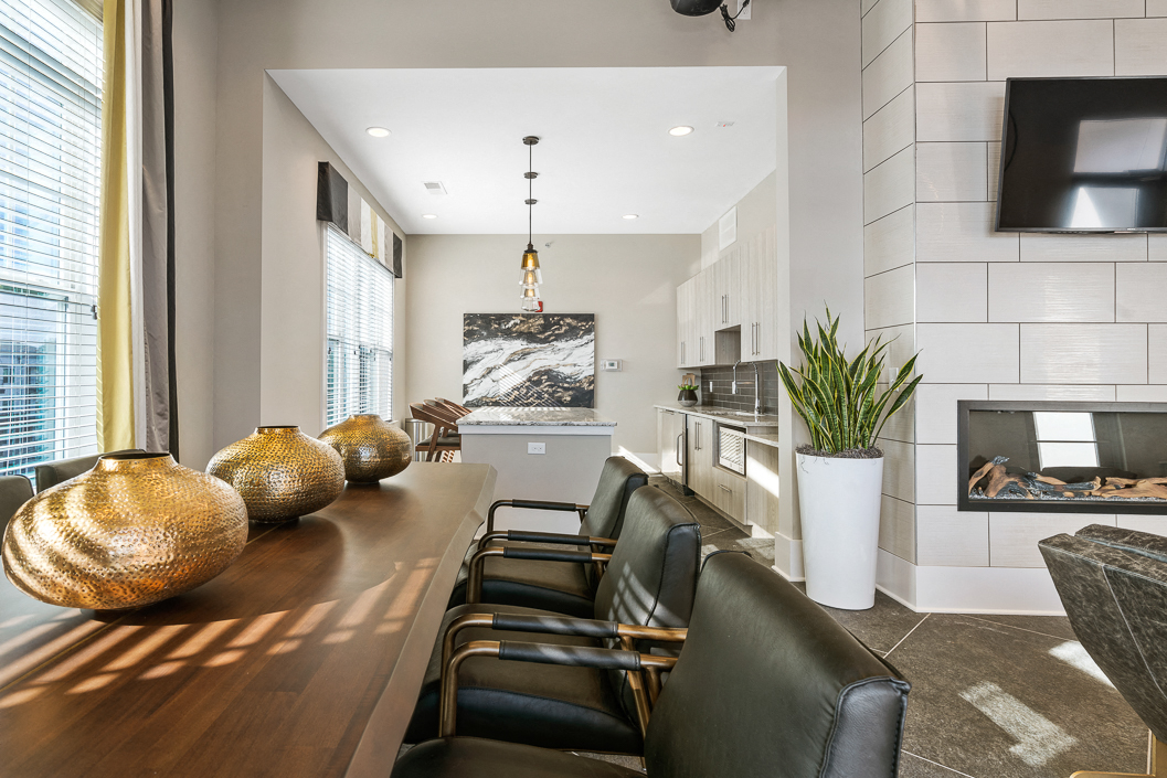 Sky Lounge with Views of Downtown Greensboro